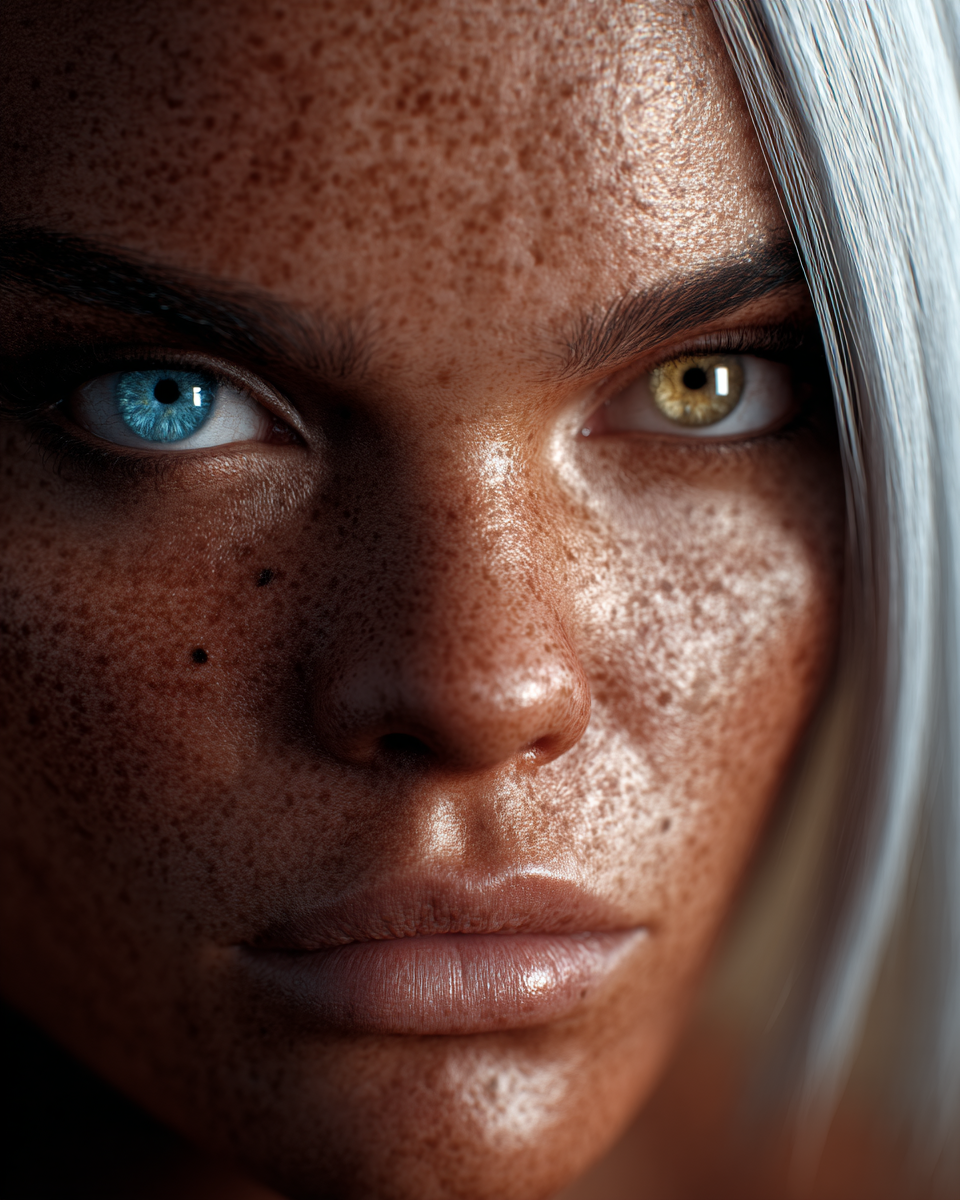 Kira — extreme close-up