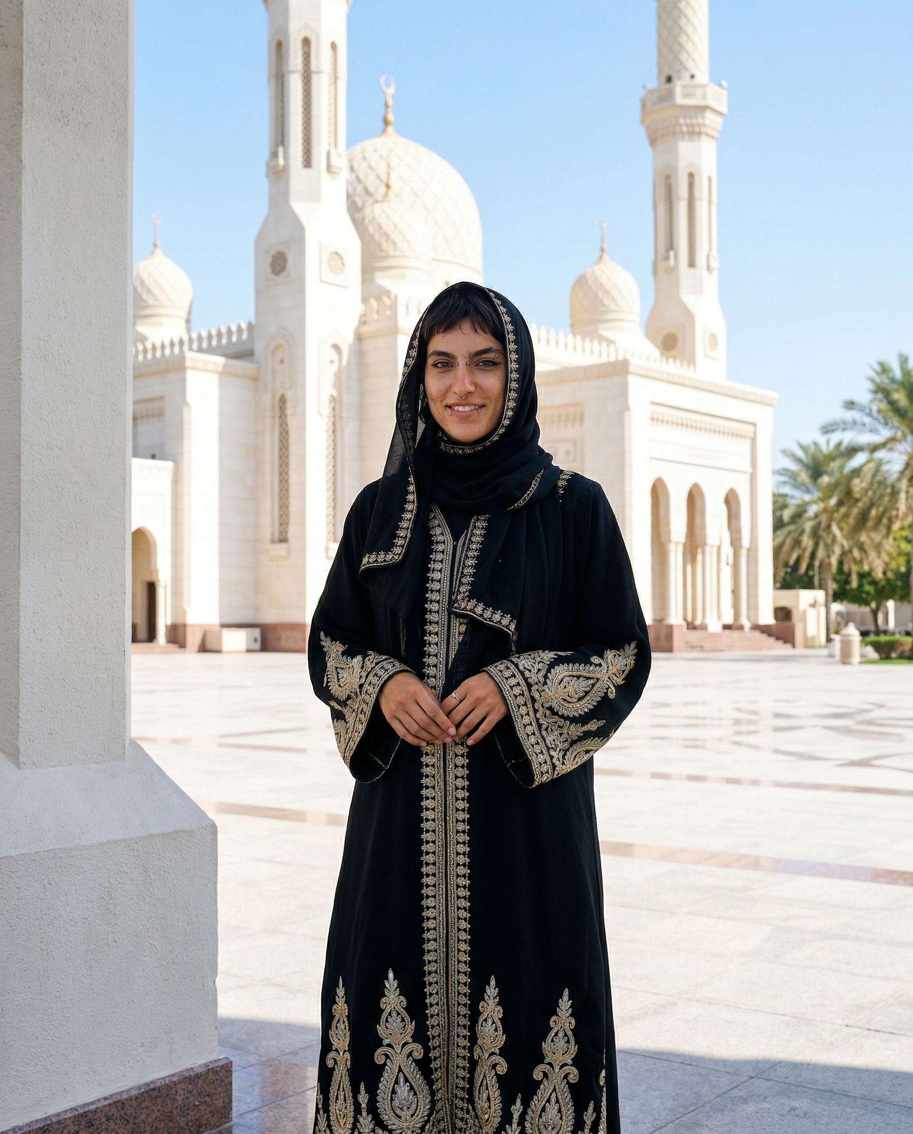 Jumeirah Mosque at golden hour
