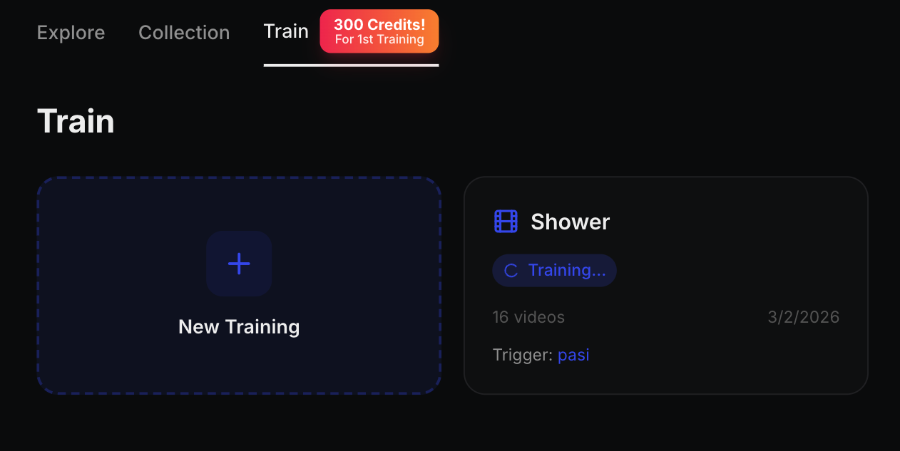 Training in progress