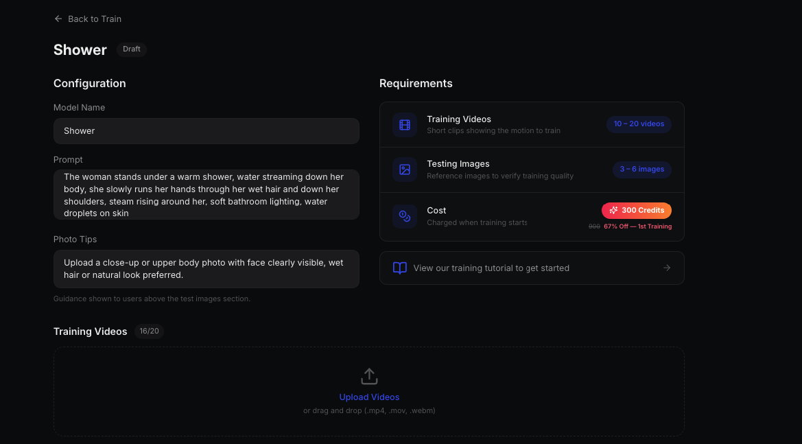 Configure prompt and settings
