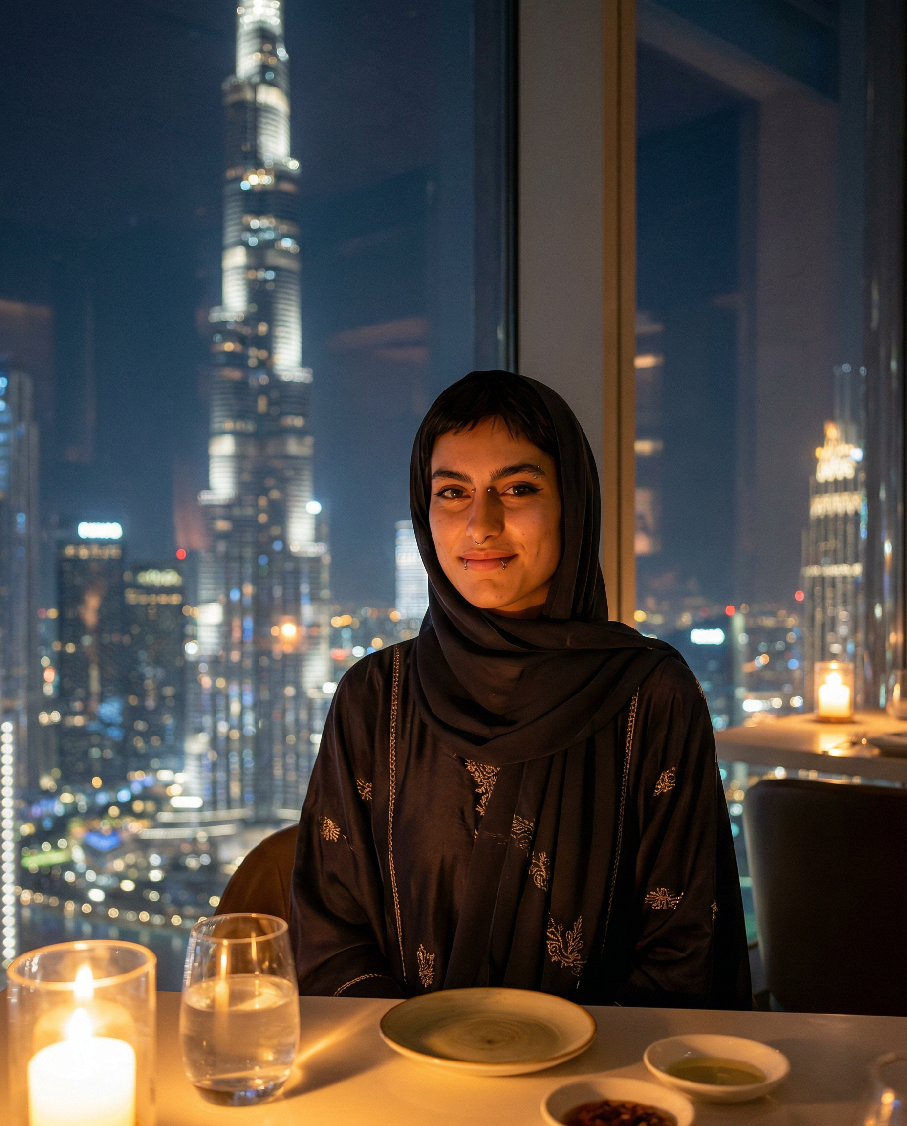 Rooftop view of Burj Khalifa